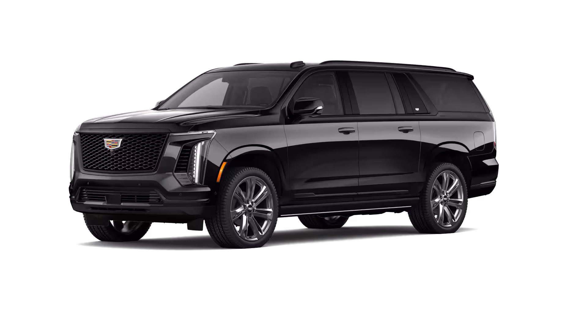Cadillac Escalade black SUV in premium airport transfer setting