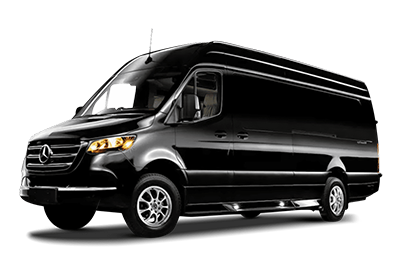 Executive sedan interior with ambient lighting